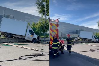 accident intre o masina si un camion in ilfov s a produs langa depozitul altex din dragomiresti 682d81518122f