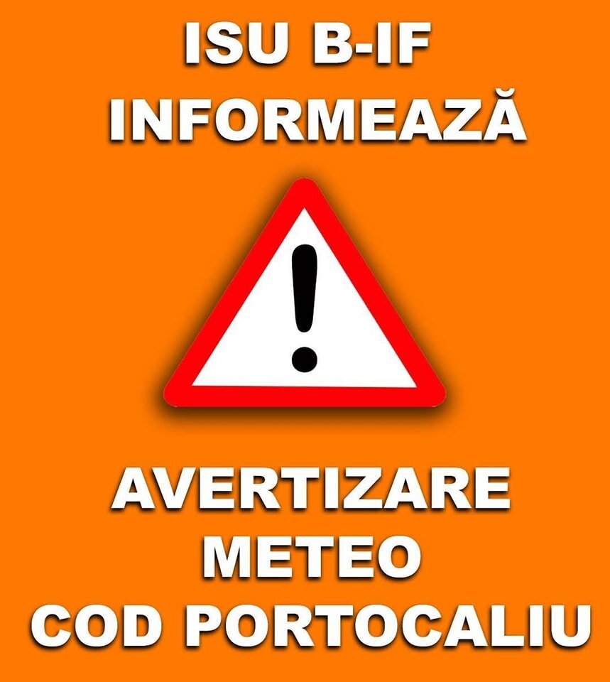 atentie cod portocaliu de ploi abundente in bucuresti si ilfov 6832cbb96c2a7