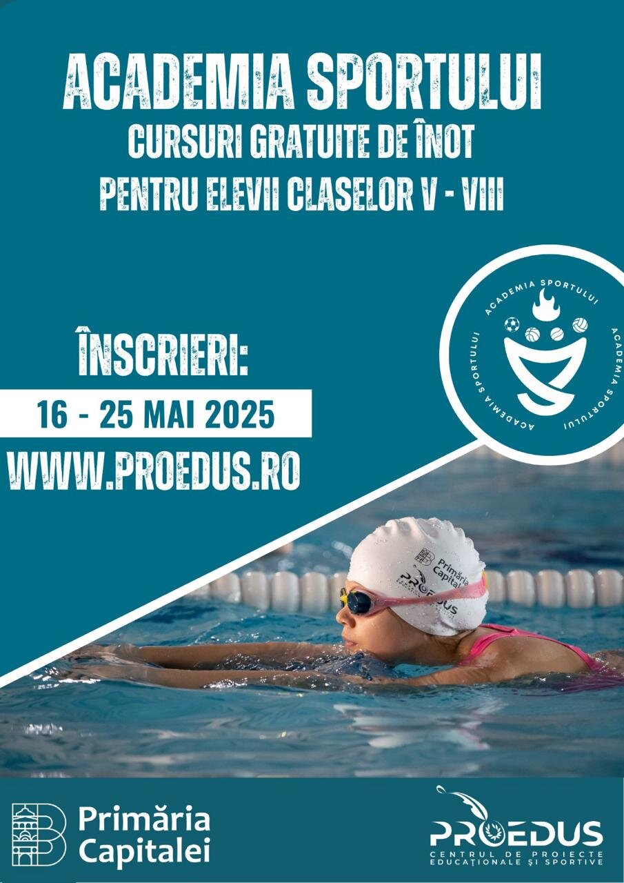 cursuri gratuite de inot pentru elevii claselor v viii anunta primaria capitalei 68280a07d9373
