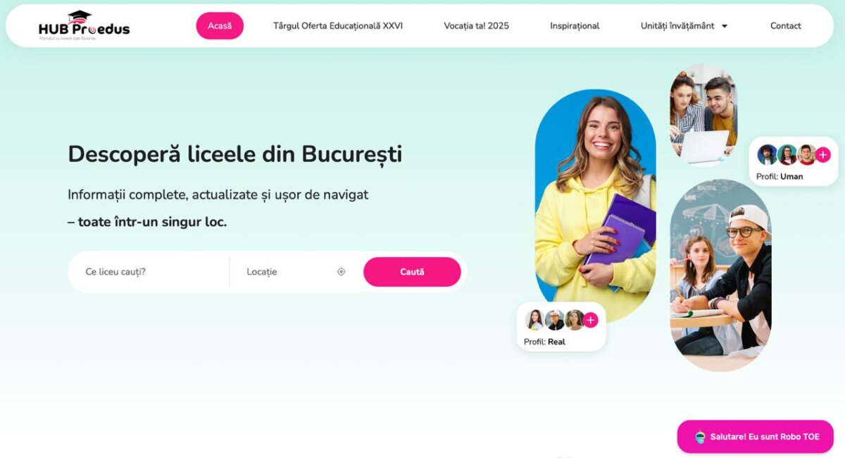 editia a xxvi a a targului educational vocatia ta disponibila online pe www toe hubproedus ro 682ebda91343c