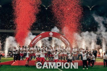 fcsb a primit trofeul de campioana dupa ce a castigat ultimul meci de acasa din acest sezon 68290368d8380