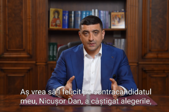 george simion isi recunoaste infrangerea in alegerile prezidentiale am fost singuri impotriva tuturor sunt mandru de voi si il felicit pe contracandidatul meu pentru ca a castigat 682adf809dc42