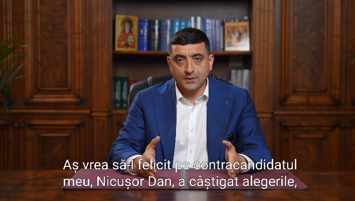 george simion isi recunoaste infrangerea in alegerile prezidentiale am fost singuri impotriva tuturor sunt mandru de voi si il felicit pe contracandidatul meu pentru ca a castigat 682adf809dc42