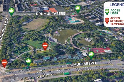 intrarea dinspre piata in parcul drumul taberei e restrictionata vreme de o saptamana se fac pregatiri pentru west side flower fest care aduc si alte schimbari 683027d8258de