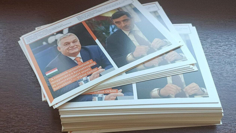 pliante cu george simion si viktor orban distribuite in ardeal mesajul udmr incearca sa ne insele pe noi maghiarii din transilvania 6825156100d16