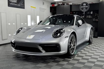 porsche 911 o noua fata cu folie auto ppf de la detailing caffe 68262cd6cab8f