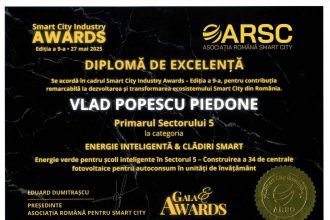 primaria sectorului 5 dublu premiu la gala smart city industry awards 2025 683806b583067