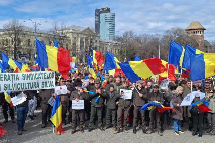 silvicultorii protesteaza la guvern alaturi de sindicatele din confederatia meridian 68259de51d6e8