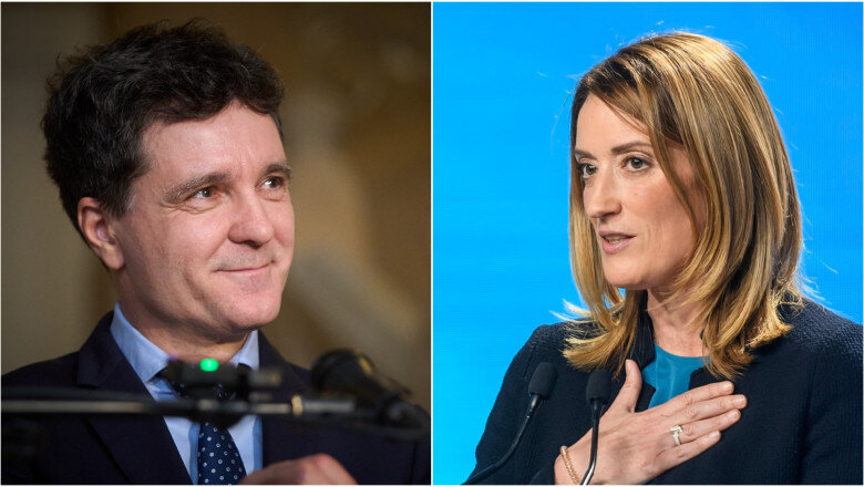 video nicusor dan se va intalni in aceasta seara cu roberta metsola presedinta parlamentului european premiata la timisoara 682db737ddf0d