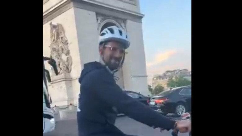 video novak djokovici plimbare cu bicicleta prin paris in plin turneu te iubesc si eu te iubesc 6838c2aa8917c