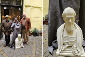video o statuie veche din marmura furata din sinagoga din arad a fost recuperata dupa 30 de ani unde a fost gasita 683a812e268c7