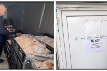 video piedone in control la un furnizor de carne pentru shaormerii din bragadiru comisarii anpc au gasit carne expirata de o luna insecte moarte si conditii insalubre 682b6c18b2455