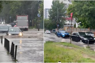 video rasu plansu prin bucurestiul inundat dupa ploaie cu masini pe care soferii si ar dori sa le transforme probabil in barci o lista a strazilor pline de apa 6839c13b851e2