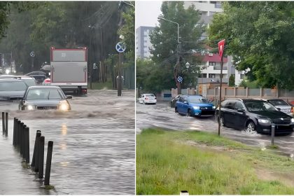 video rasu plansu prin bucurestiul inundat dupa ploaie cu masini pe care soferii si ar dori sa le transforme probabil in barci o lista a strazilor pline de apa 6839c13b851e2