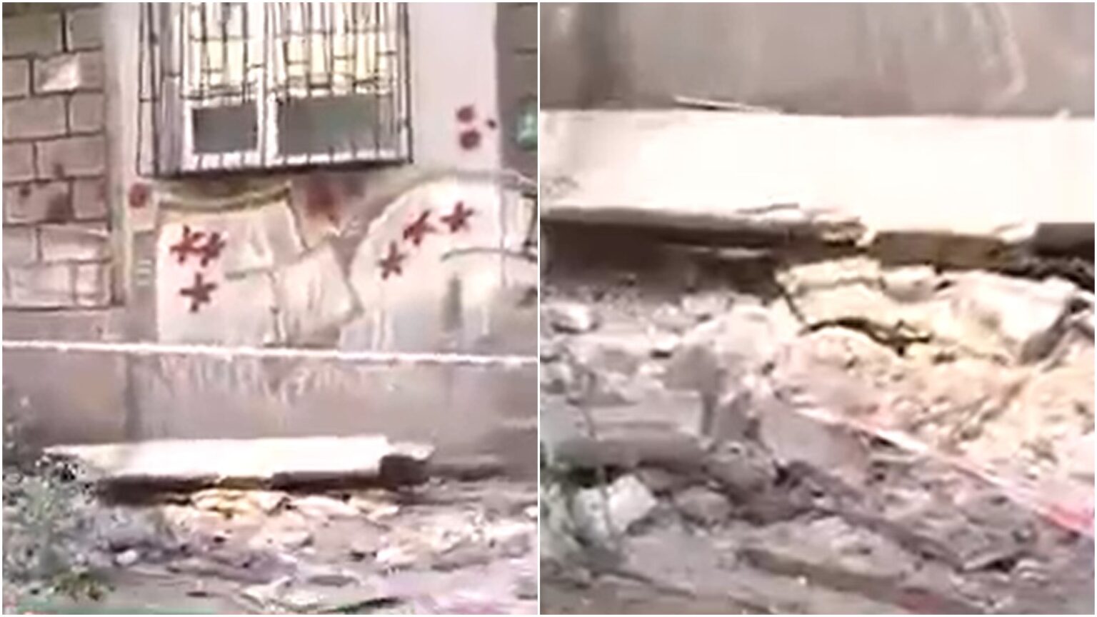 atentie cade tencuialae29aa0efb88f bucati din fatada unui bloc din sectorul 1 s au desprins si au cazut peste o masina parcata nu au existat persoane ranite 6842a9b9c01cf