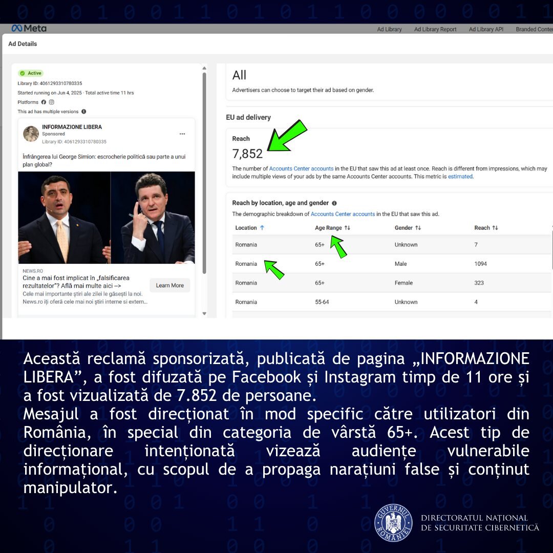 dnsc a identificat o tentativa de frauda propagata printr o pagina de facebook cu milioane de urmaritori 6841a7a69183e