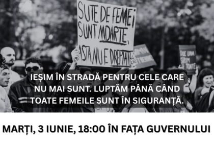 ne am saturat miting de solidaritate pentru femeile victime ale violentei marti in fata guvernului 683ef7453d43b