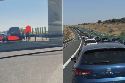 foto traficul infernal pe de a2 autostrada soarelui in imagini bonus un accident s a produs la kilometrul 73 pe sensul spre bucuresti 68a1bd1d41e60 1