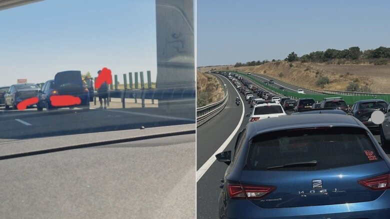 foto traficul infernal pe de a2 autostrada soarelui in imagini bonus un accident s a produs la kilometrul 73 pe sensul spre bucuresti 68a1bd1d41e60 1