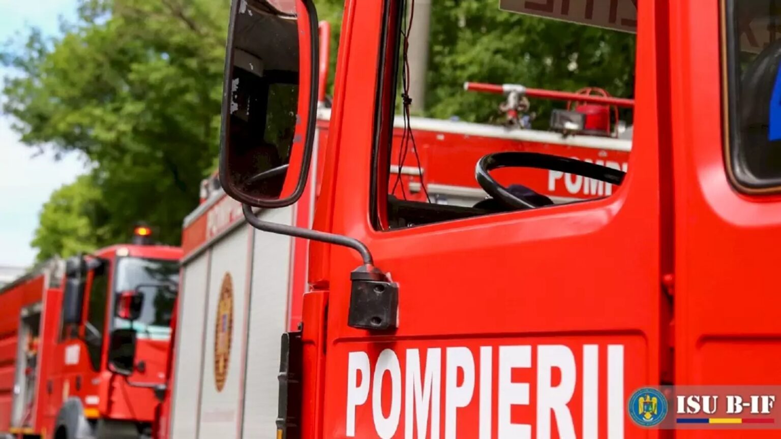 incendiu de vegetatie in localitatea berceni din ilfov 17 autospeciale isu intervin la fata locului sunt degajari mari de fum si exista risc de propagare a focului 689b189d9e565