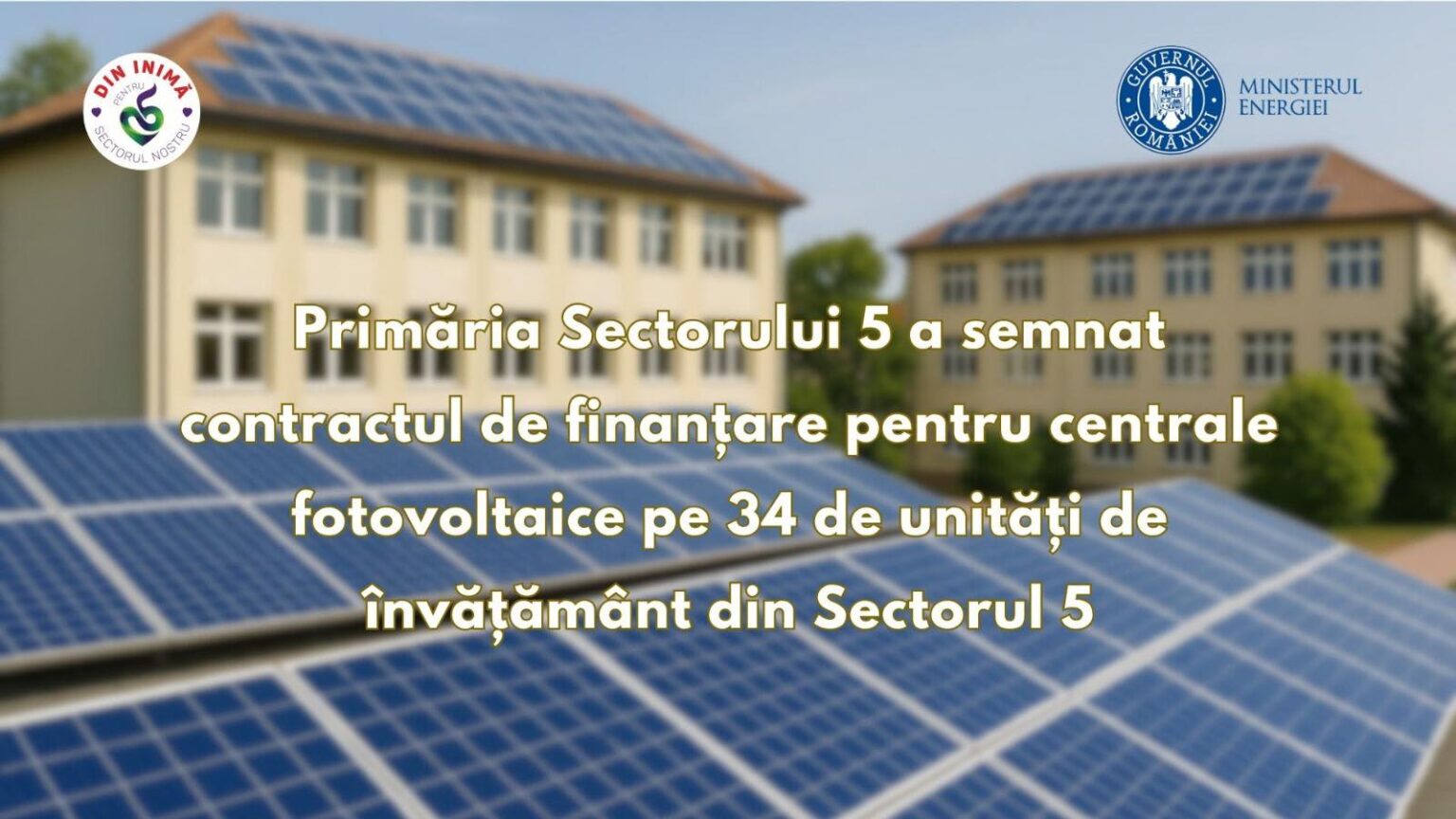 primaria sectorului 5 investeste in energie verde pentru scoli centrale fotovoltaice pe 34 de unitati de invatamant 689b2070d2c2b