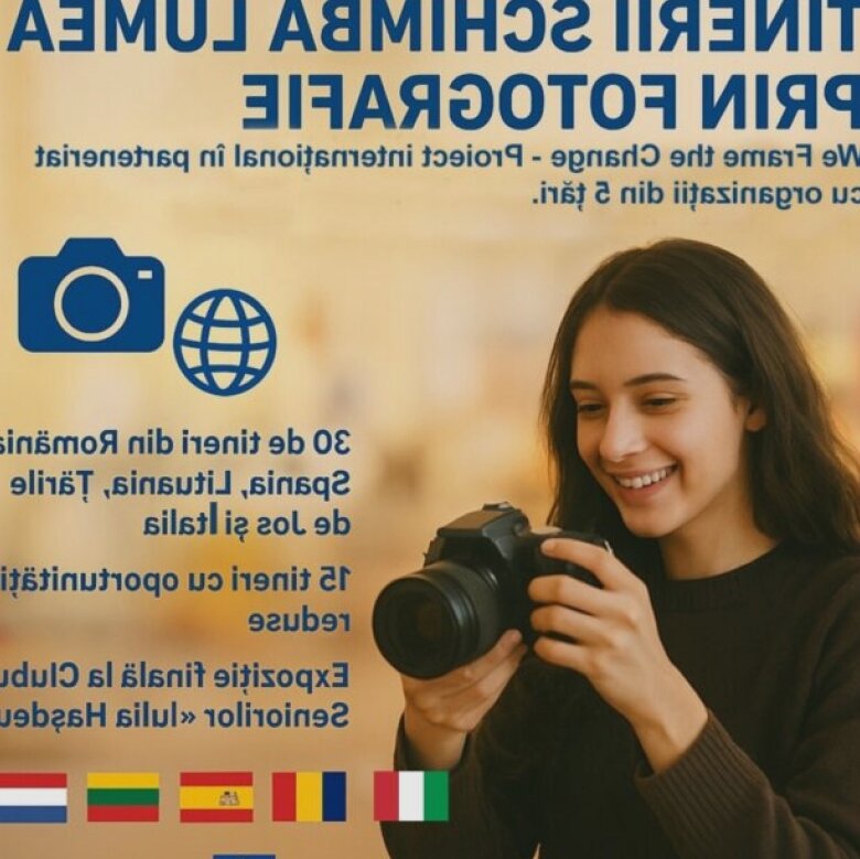 tinerii din sectorul 6 participa la we frame the change un proiect european care transforma ideile in schimbare 68a30c4828def