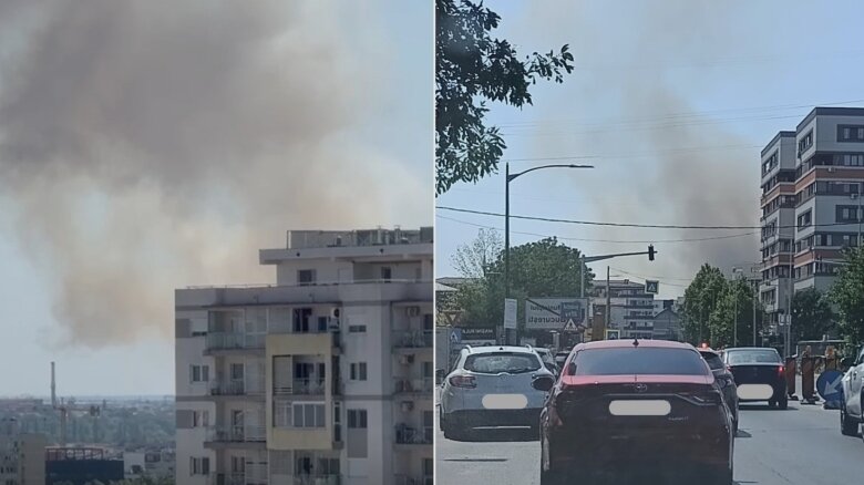 video incendiu in bucuresti martor arde in zona pe la cocos norul negru se vede din cartierul rasarit de soare 68a0561cb483b