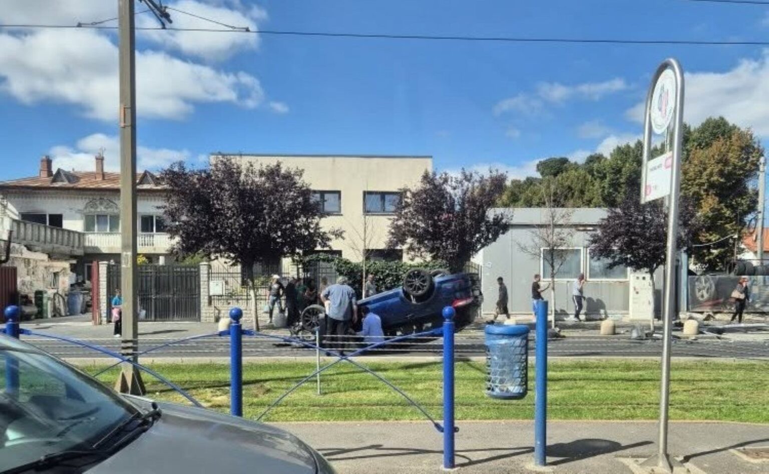 alerta o masina s a rasturnat pe soseaua giurgiului pana in luica spune un martor trafic paralizat 68d3c5ef6d988