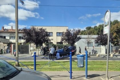 alerta o masina s a rasturnat pe soseaua giurgiului pana in luica spune un martor trafic paralizat 68d3c5ef6d988