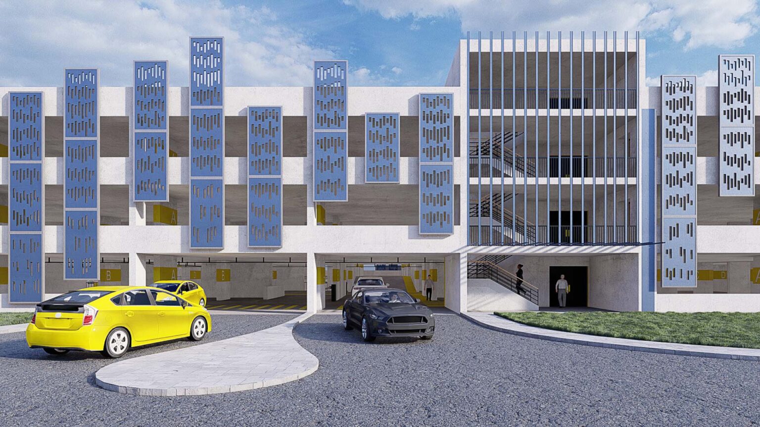 foto avanseaza lucrarile de la uriasa parcare de la aeroportul otopeni va avea peste 1 000 de locuri pentru masini despre preturi vom afla probabil la final 68c9146e08427