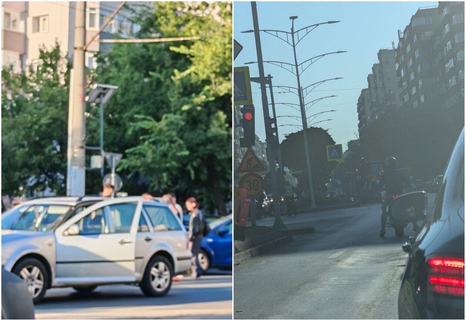 foto combinatia diminetii in traficul dragut de pe bulevardul iuliu maniu accident santier in zona pacii greu ne miscam foarte greu 68c9064d80c93