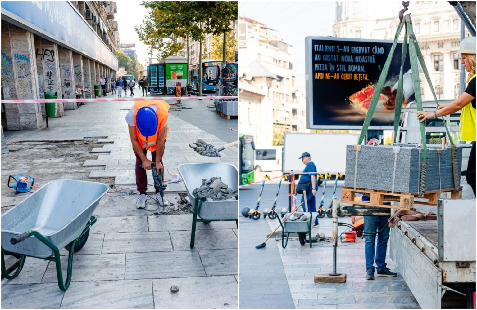 foto curatenia de pe magheru incepe cu nori de praf dar si cu speranta ce i cer bucurestenii lui bujduveanu sa faca pe abandonatul bulevard simbol al bucurestiului 68c1534af011e