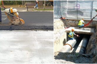 foto gata cu termo santierul de pe kiseleff care a ingustat subit soseaua la 2 din 4 benzi si a adus restrictii conductele inlocuite in timp record 68bbe329cff7d