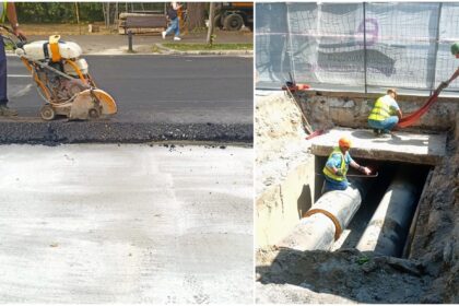 foto gata cu termo santierul de pe kiseleff care a ingustat subit soseaua la 2 din 4 benzi si a adus restrictii conductele inlocuite in timp record 68bbe329cff7d