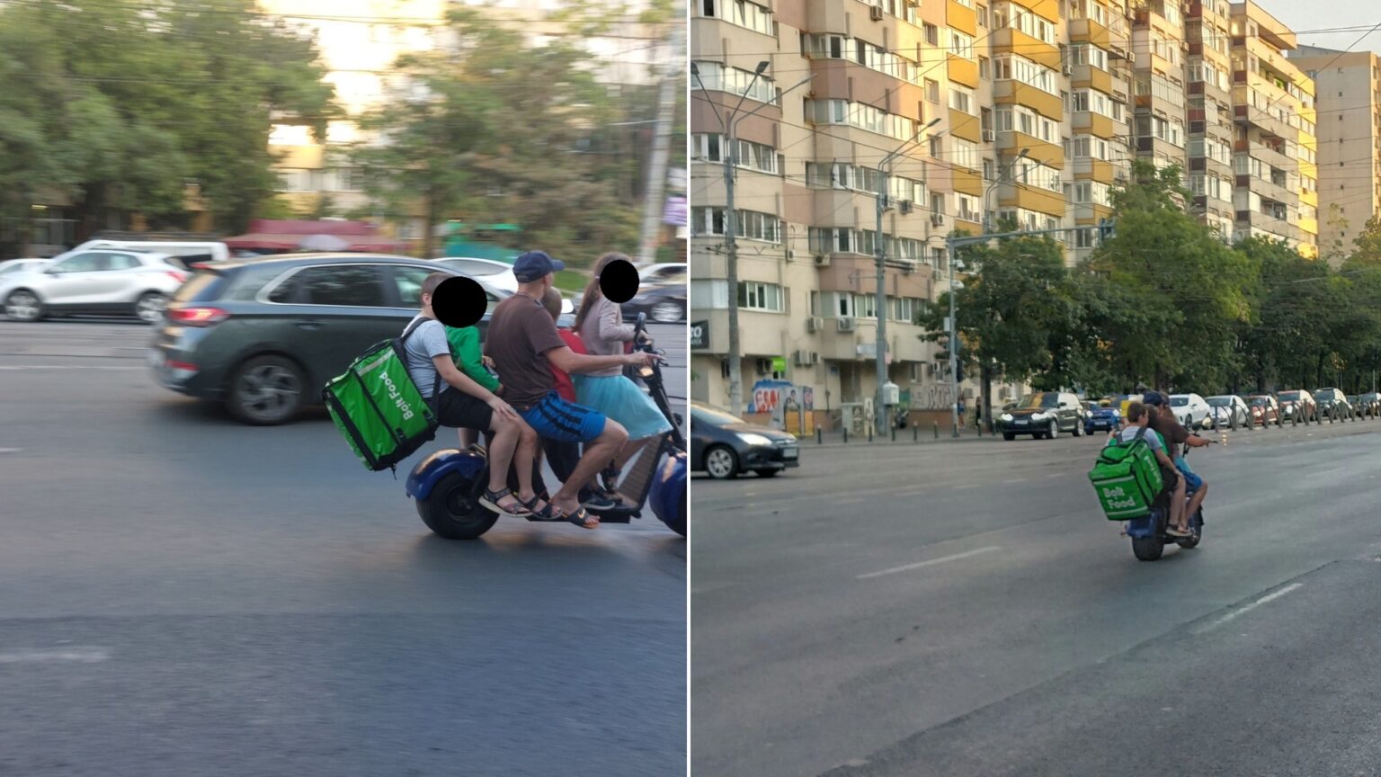 foto gestul periculos al unui barbat care plimba 4 copii pe scuter prin colentina un pusti purta un rucsac voluminos in spate bucuresteanca nu e prima data cand ii vad 68bafe8a69fc7