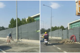 foto un trotuar de pe dn1 pe a disparut subit bucurestean pe cea mai circulata sosea din bucuresti unde se merge cu 100 km h s a decis ca pietonii nu mai conteaza 68c16f5d2d9b2