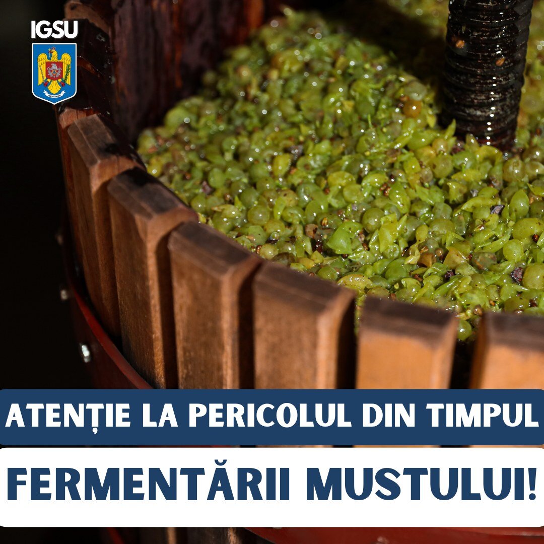 igsu avertizeaza pericolul dioxidului de carbon din timpul fermentarii mustului 68cd915decc17