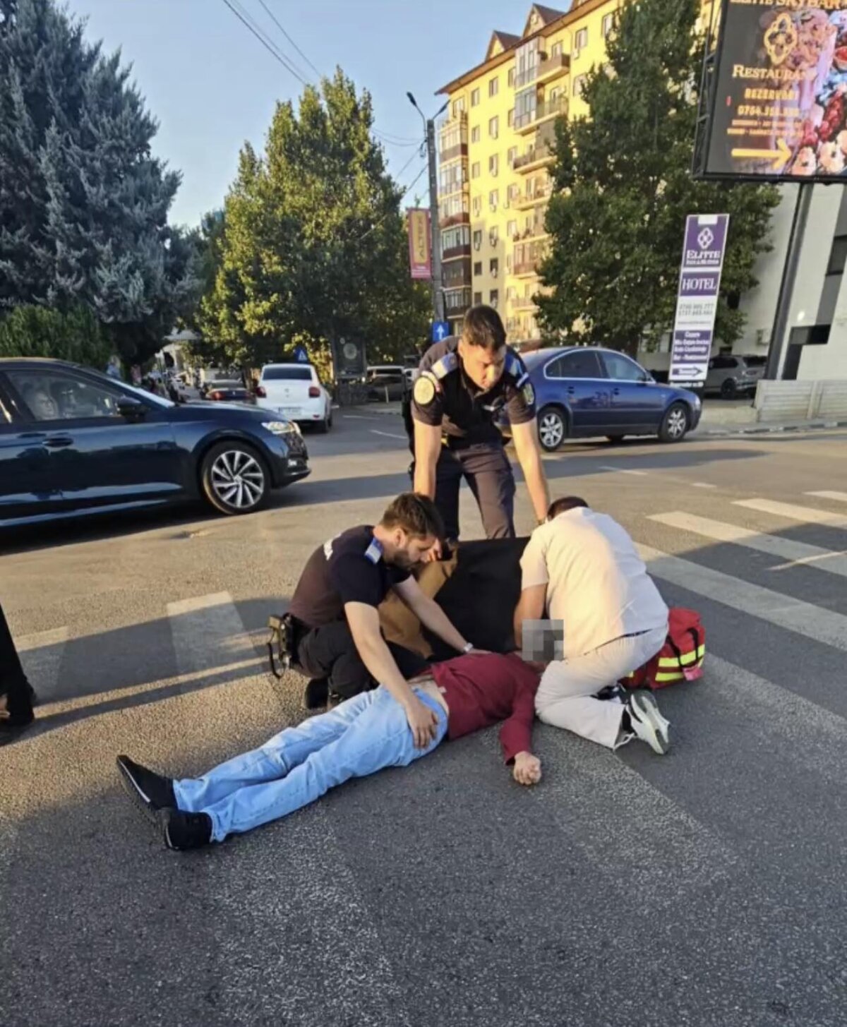 jandarmi din ilfov au acordat primul ajutor unei persoane cazute pe o trecere de pietoni 68c65a7e60364 1