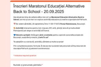 primaria sectorului 5 organizeaza maratonul educatiei alternative back to school 68cbf02979631