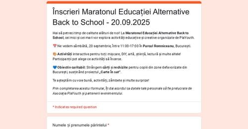 primaria sectorului 5 organizeaza maratonul educatiei alternative back to school 68cbf02979631