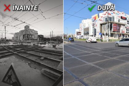 sunt gata lucrarile de asfaltare din intersectia bd timisoara cu str brasov stb lucrarile au fost facute pe timp de noapte 68d40e8faa018