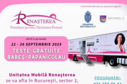 testari babes papanicolaou gratuite pentru femeile din sectorul 2 pana pe 26 septembrie 68d26f0cece5a
