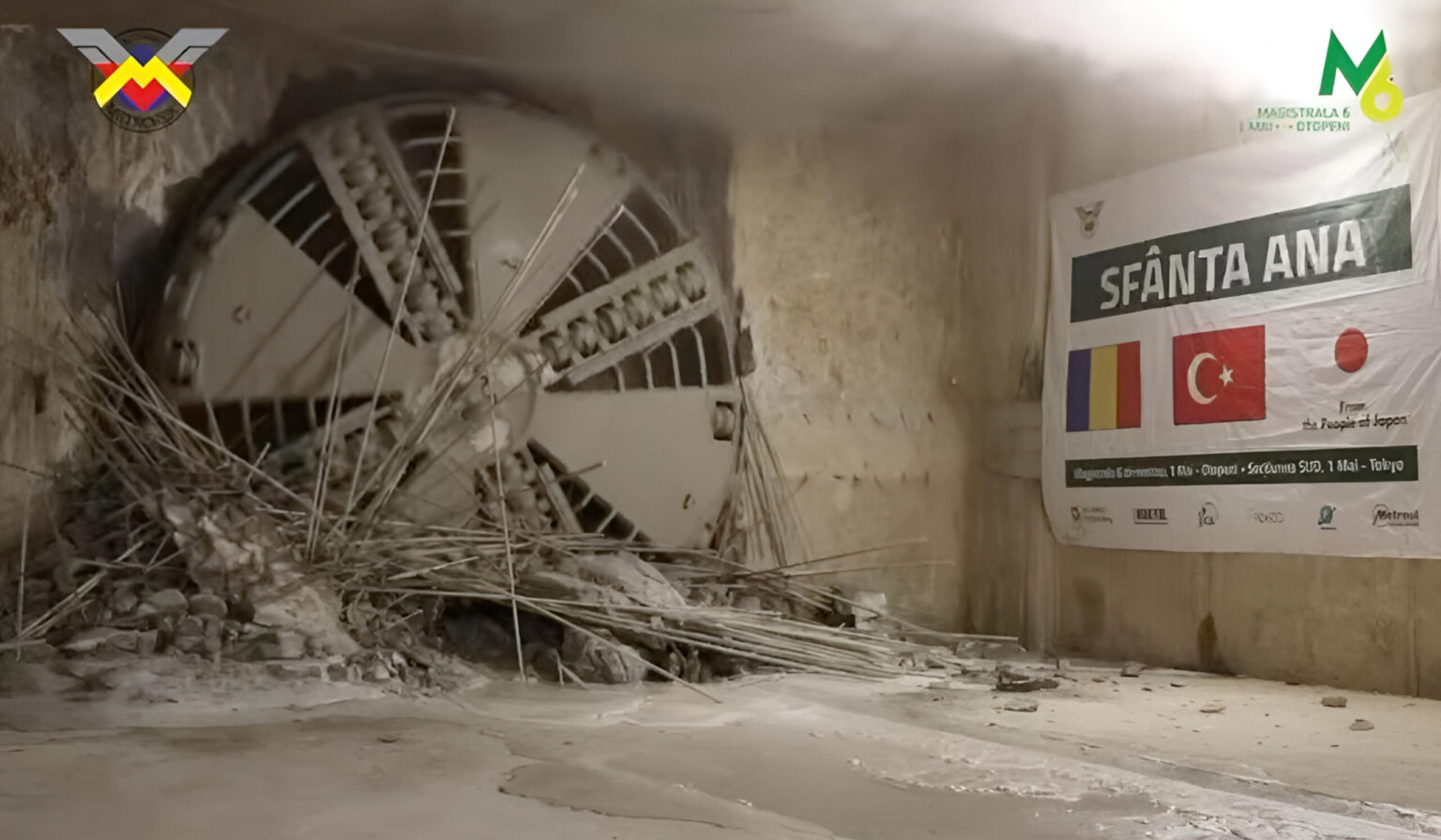 video cartita sfanta ana a strapuns azi peretele viitoarei statii aeroport baneasa de pe m6 metroul spre otopeni dupa un drum de 4 luni pe linia 2 sapa tunel sfanta mar 68dbd373dd39e