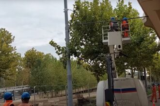video lucrarile la liniile de tramvai de pe expozitiei chisinau basarabia si pallady avanseaza conform graficului unele ar putea fi finalizate anul acesta 68d941d047355