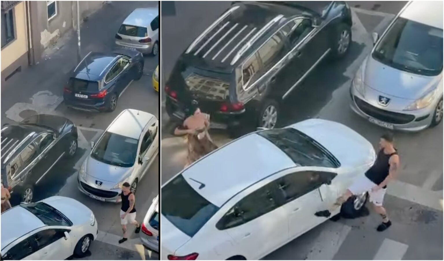video violenta in traficul din bucuresti cu claxoane injuraturi si picioare n masina doi soferi au dat nas in nas pe strada toamnei si lucrurile au degenerat rapid 68c8f8466d4e3 1