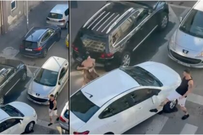 video violenta in traficul din bucuresti cu claxoane injuraturi si picioare n masina doi soferi au dat nas in nas pe strada toamnei si lucrurile au degenerat rapid 68c8f8466d4e3 1