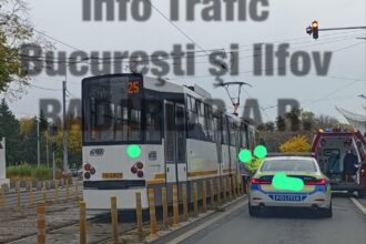 alerta urgenta medicala in tramvai liniile 1 7 si 25 sunt blocate pe soseaua viilor stb un calator are nevoie de ingrijiri medicale 68ff2f16740eb
