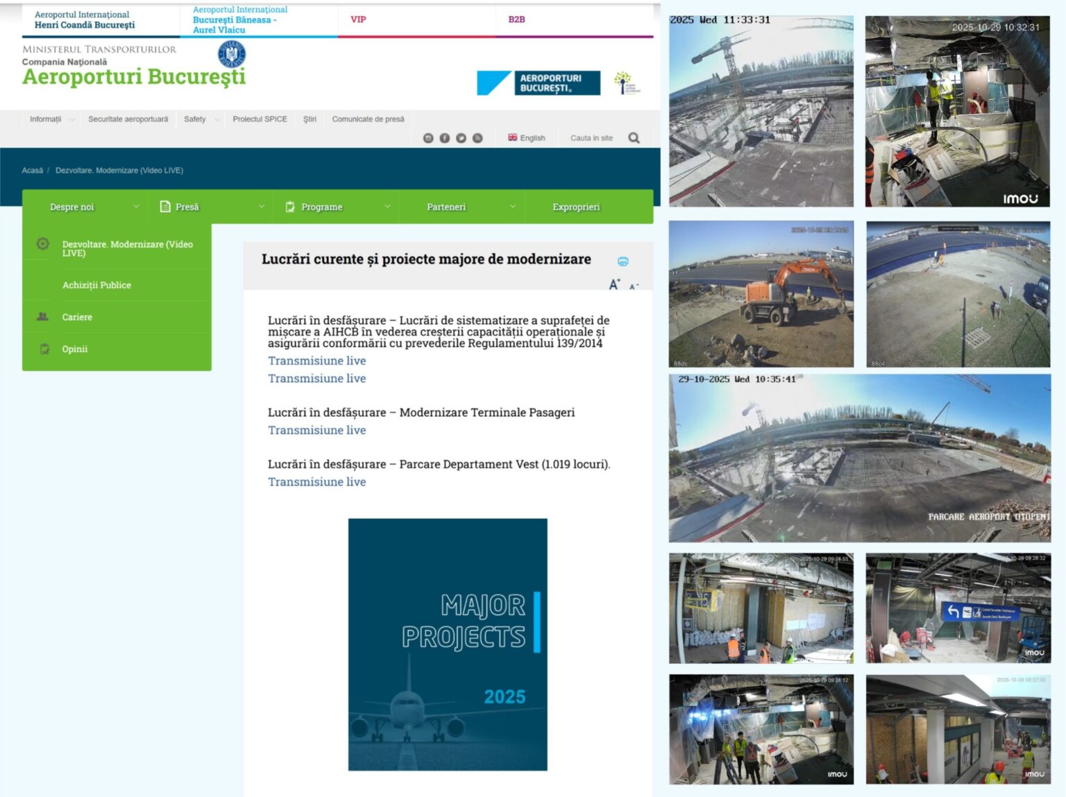cnab lanseaza airport projects live stream santierele de la otopeni vizibile in timp real 6902026f235f2