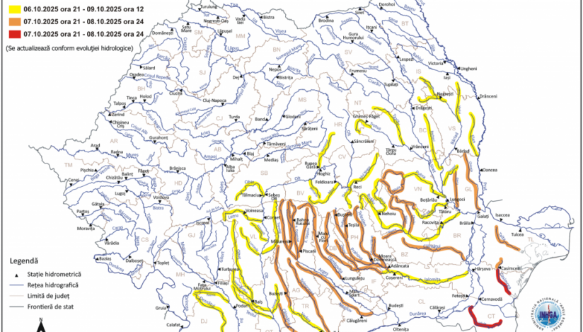 cod rosu de inundatii in dobrogea echipele apelor romane intervin pentru prevenirea efectelor viiturilor 68e3b94865ac6