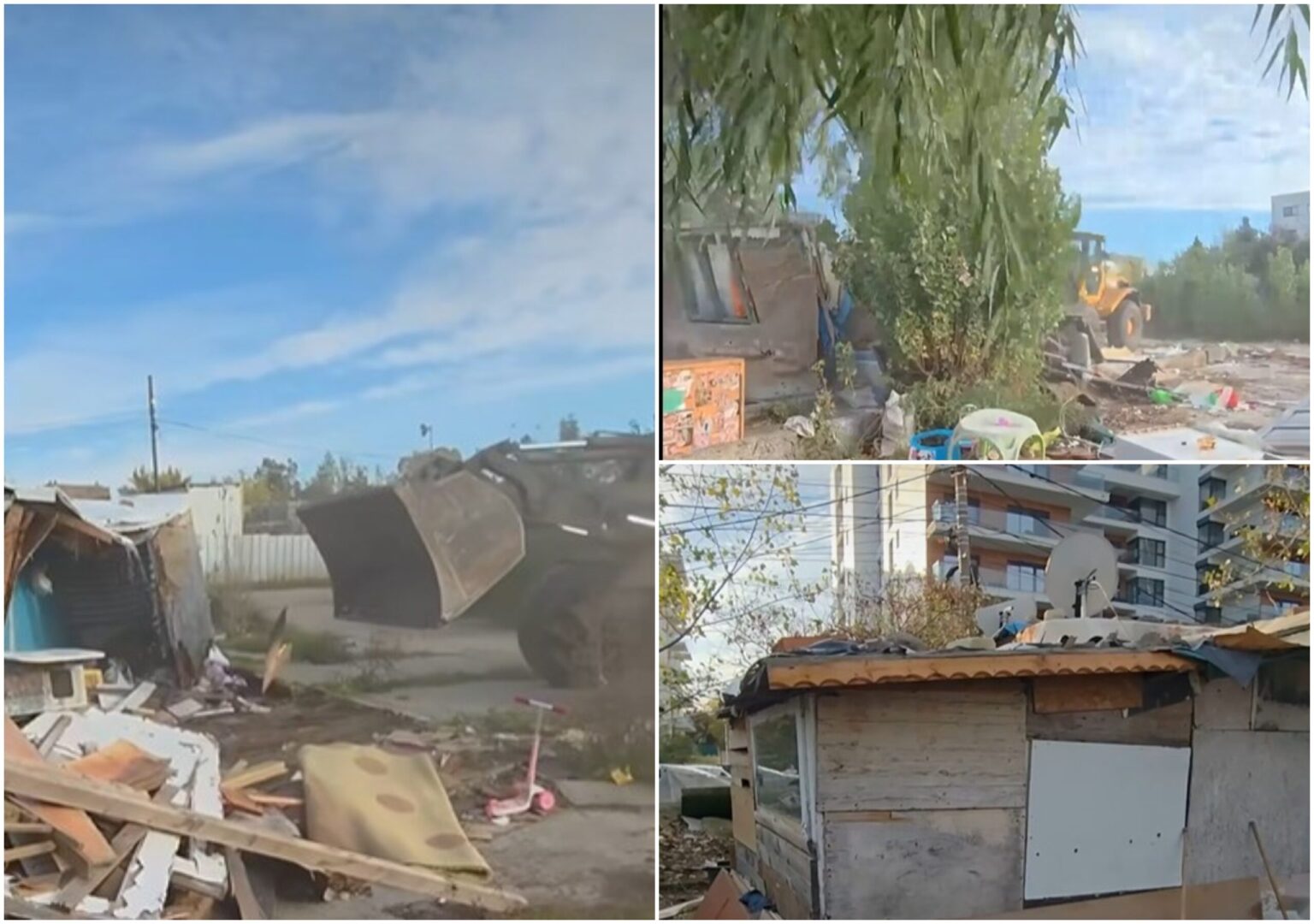 constructii improvizate din straulesti demolate zona devenise insalubra spune primarul s1 un ong acuza ca familii cu copii si bunici au fost lasate in strada 68f9100a09687